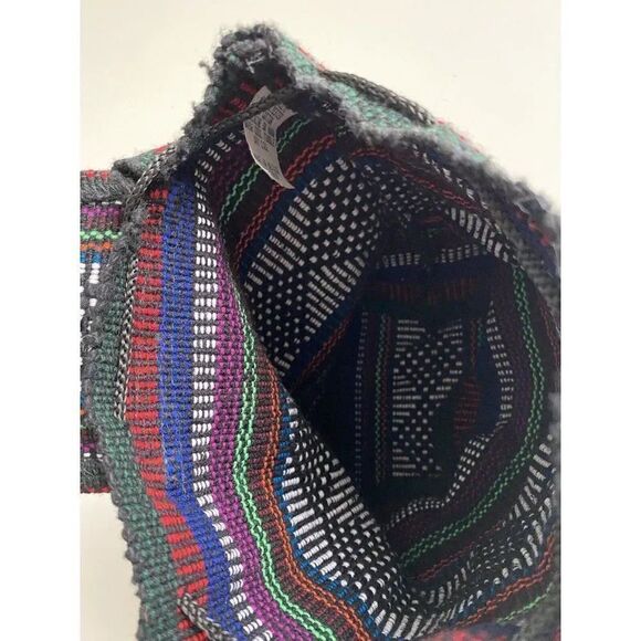 Artesanias Molina Indian Bag Mexico Handmade Woven Multicolor Mini Backpack - Picture 11 of 11